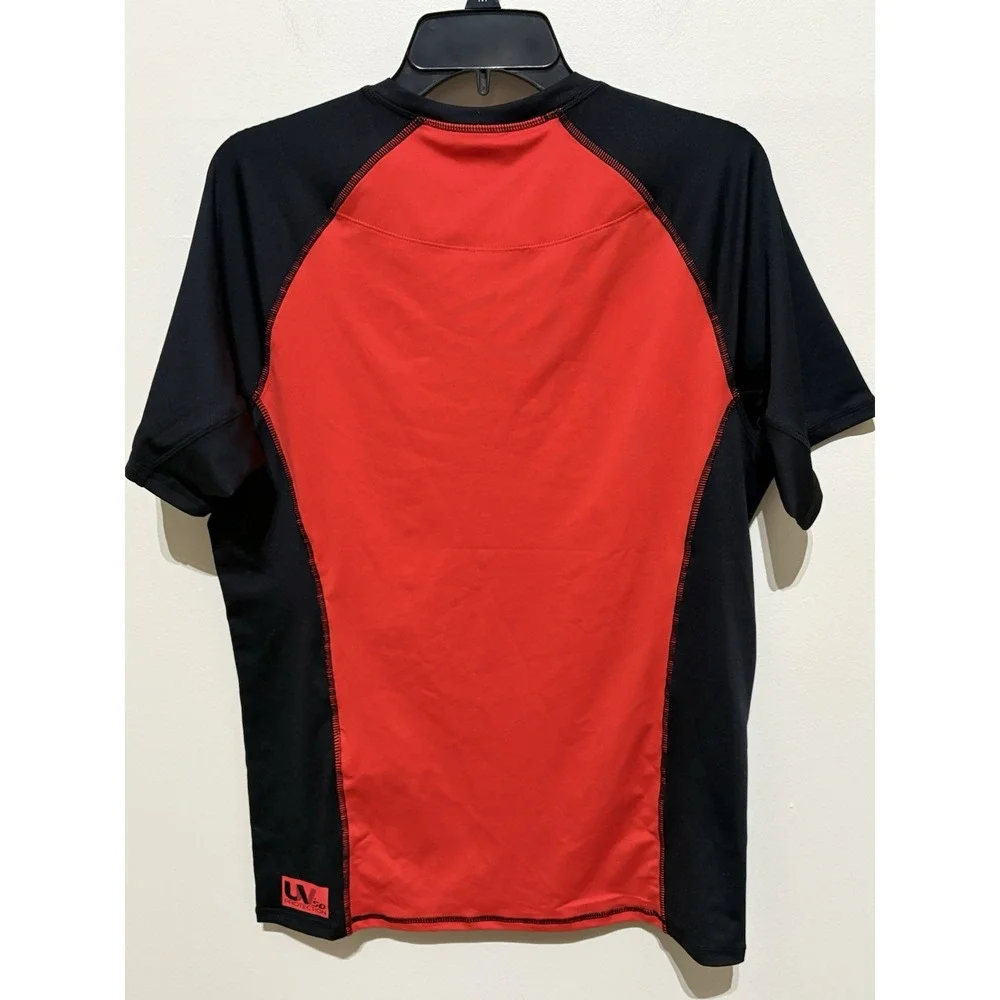 BRP Sea-Doo Rash Guard Shirt Men's Large Lava Red UV50 Water Sports NWT